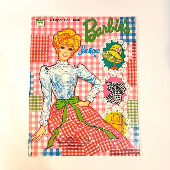 Whitman Other - Vintage 1973 Barbie Boutique Paper Doll Book Whitman 1954 Unused Mod Fashions